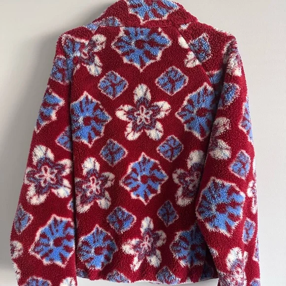 The Anthropologie x Upside Harlow Quarter Zip Fleece Jacket. - Picture 6 of 8